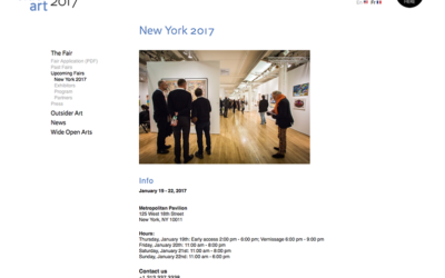OUTSIDER ART FAIR 2017, NEW YORK,  January 19 – 22 : Stephen Romano Gallery/ Vincent Castiglia