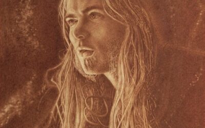 VINCENT CASTIGLIA Memorializes GREGG ALLMAN in Portrait Painted with Late Musician’s Own Blood – Striking Art Included in Southern Blood Deluxe Package/Vinyl First Edition